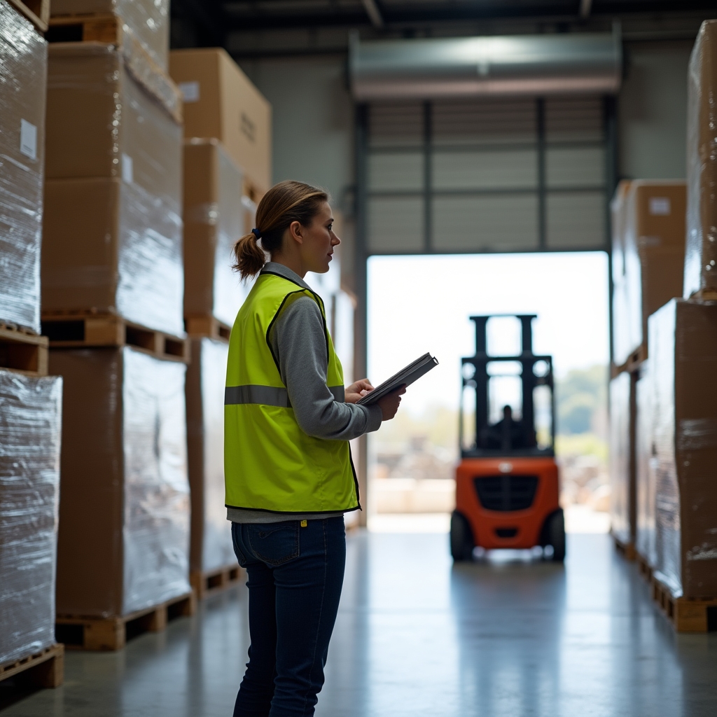 Процесс приёмки товара на складе